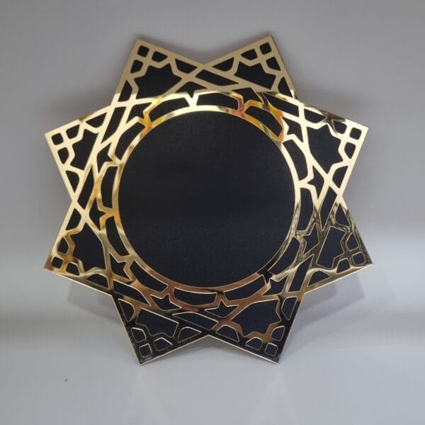 طبق ثماني plexiglass